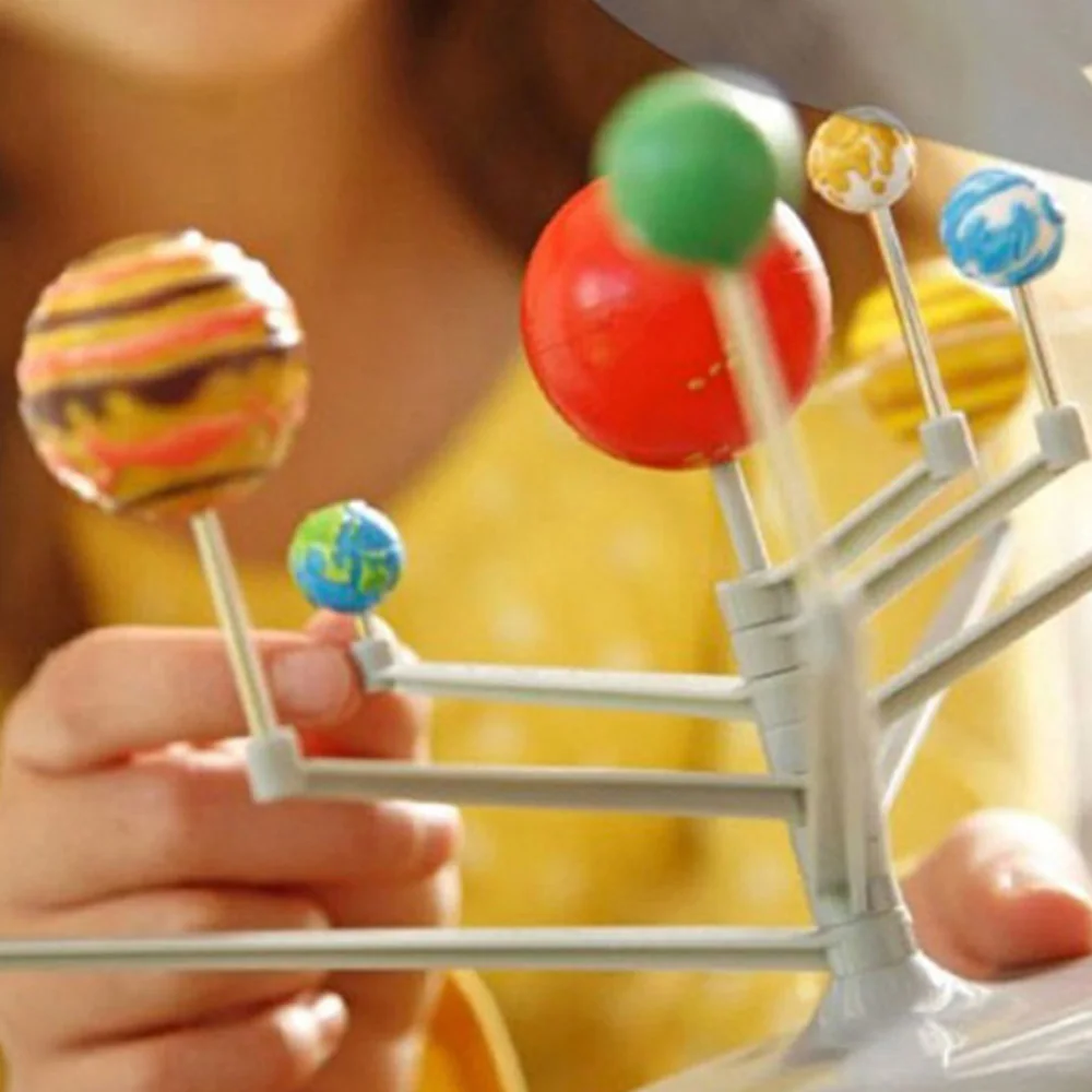 Солнечный Системы модель девять планет комплект Пособия по астрономии картины модели науки планетарий с мячом Развивающие игрушки для детей