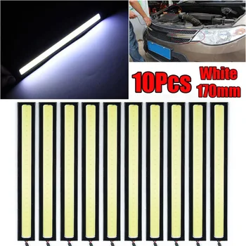 

10pcs Bar lights Waterproof LED COB Car Auto Driving Running Lamp White PC