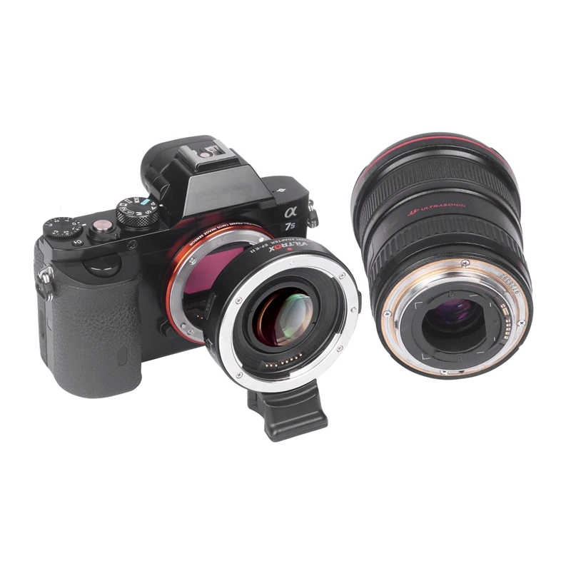 VILTROX EF-E II CD PD Автофокус редуктор Скорость усилитель объектива адаптер для Canon EOS EF объектив для камеры sony A9 A7 A7RII A7SII A6500
