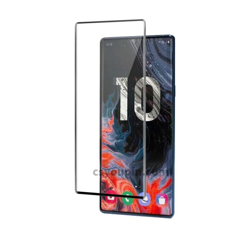 3D 9H изогнутый край закаленное стекло протектор экрана для samsung Galaxy Note10 Note 10 5G для SGalaxy Note10+ Plus Pro стеклянная пленка