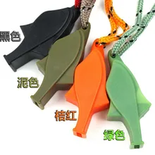 Кемпинг путешествия Высокая децибел открытый рот свисток дельфин свисток судьи свисток выживания свисток спасательный свисток подигра H