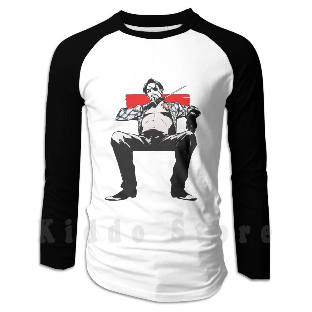 Goro Majima Yakuza 0 1 2 3 4 5 Kiwami Dead Souls Sticker Felpe Con Cappuccio Giochi A Maniche Lunghe Goro Yakuza Gioco Mad