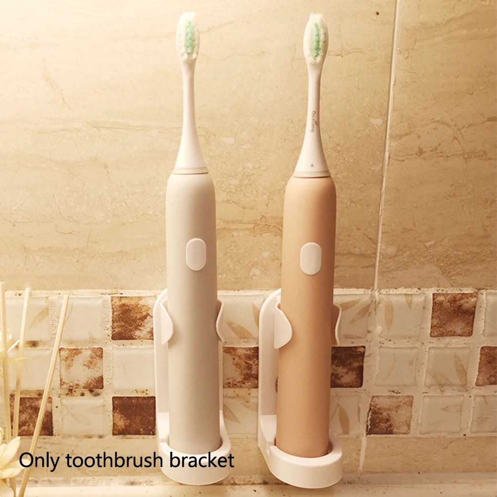 

Wall Mounted Toilet Traceless Stand Punch Free Rack Electric Toothbrush Holder Bathroom Detachable Gift Universal Anti-stain