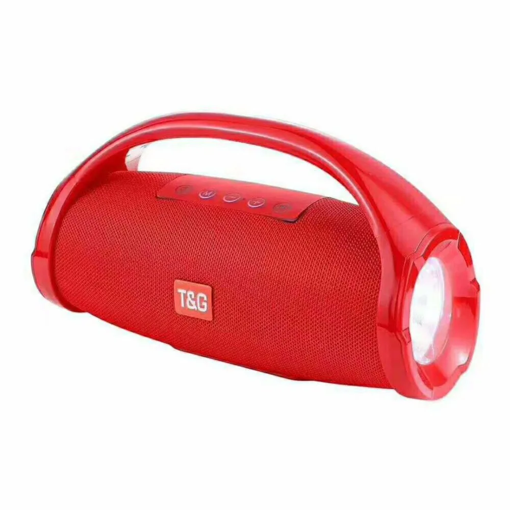 TG 136 беспроводной Bluetooth динамик водонепроницаемый сабвуфер USB магнитола с AUX Mp3 плеер Бумбокс Саундбар светодиодный фонарик