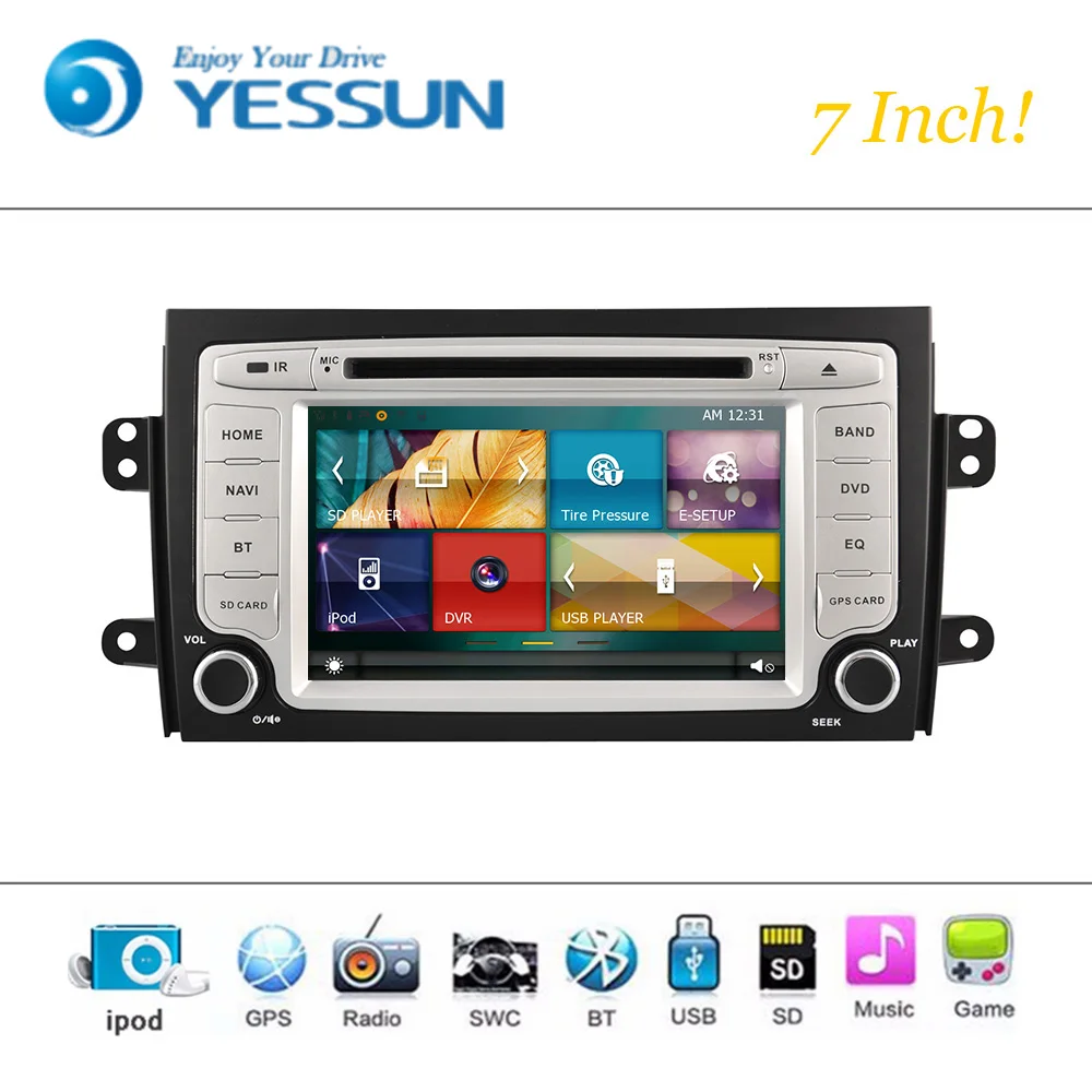 Автомобильный DVD плеер система Android Wince для Suzuki Sx4 2006 2012 автомагнитола стерео GPS