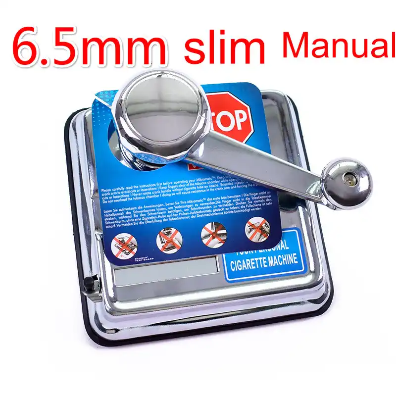 Rainbow Color 6 5mm Slim Tobacco Rolling Machine Herb Injector Wrapping Tools Diy Stainless Steel Manual Smoke Roller Aliexpress