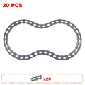 20pcs train track