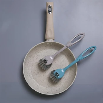 

Pan Pot Brush Long Handle Dishwasher Cleaning Brush Kitchenware Brush Kitchen Pan Cleaner Household Cleaning Tool