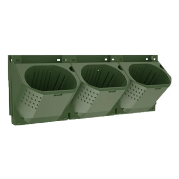 

1 PC Garden Stackable Vertical Garden Pots Wall Planter Living Background For Office Outdoor Mall Indoor Living Hall Balcony