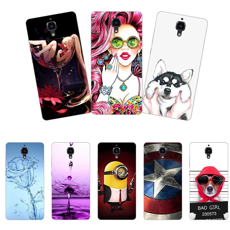 Hard plastic phone case cover For Xiaomi 4 M4 Mi shell Colorful printing design Painted Flower | Мобильные телефоны и