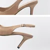 Women Sandals High Heels Summer Brand Woman Pumps Thin Heels Party Shoes Pointed Toe Slip On Office Ladie Dress Shoe Plus Sizede ► Photo 3/6