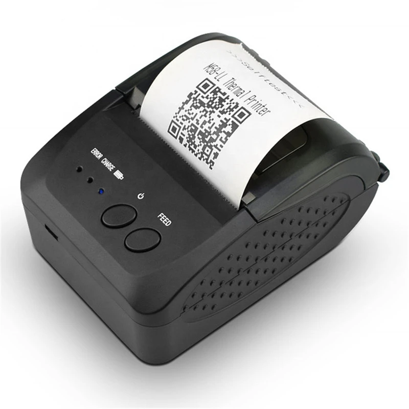 Портативный Bluetooth термопринтер Мини Pos чековый принтер для мобильного телефона карман 58 мм Счетная машина для супермаркета