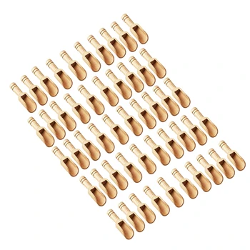 

50PCS Mini Wooden Spoon, Mini Bath Salt Spoon, Wooden Candy Spoon, Washing Powder Spoon Dried Milk Spoon(3 Inches Long)