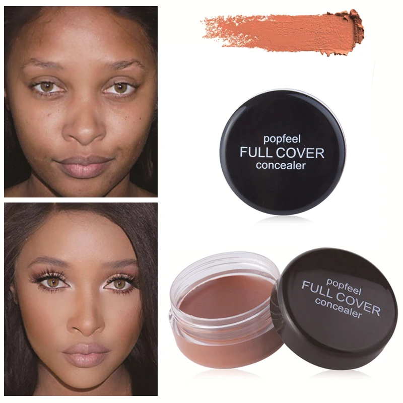 

5 Colors Hide Blemish Full Cover Concealer Creamy Make Up Face Lip Eye Foundation Face Concealer Cream Makeup