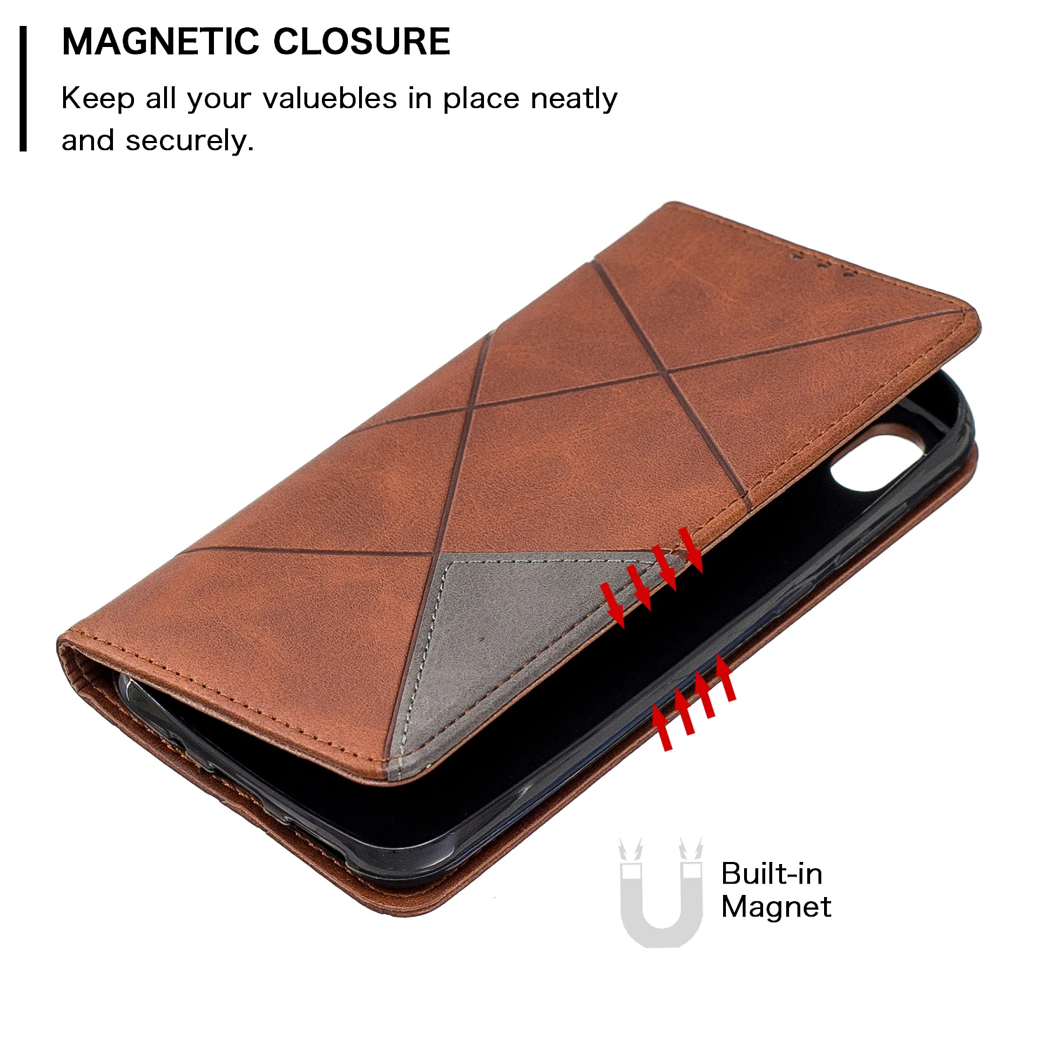 Y5 2019 бумажник Mem Чехлы для hoesje huawei абстрактный Флип Бумажник чехол книга СПС Csse