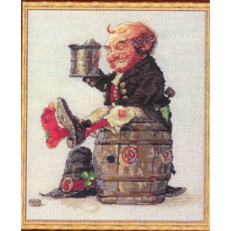 Высококачественный милый Набор для вышивки крестиком напиток пиво вино нимуэ