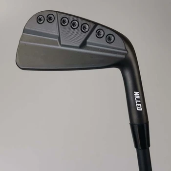 

0311ST Single branch black No. 7 Iron golf irons Graphite and Steel Shaft Golf Club with Rod Cover Free Shipping