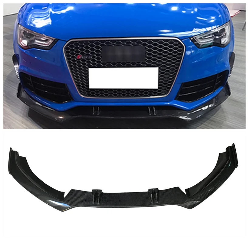 Per Audi A5 Lifting Rs5 Kit Carrozzeria 2012-2016 Paraurti Anteriore In Fibra Di Carbonio Pala Mento
