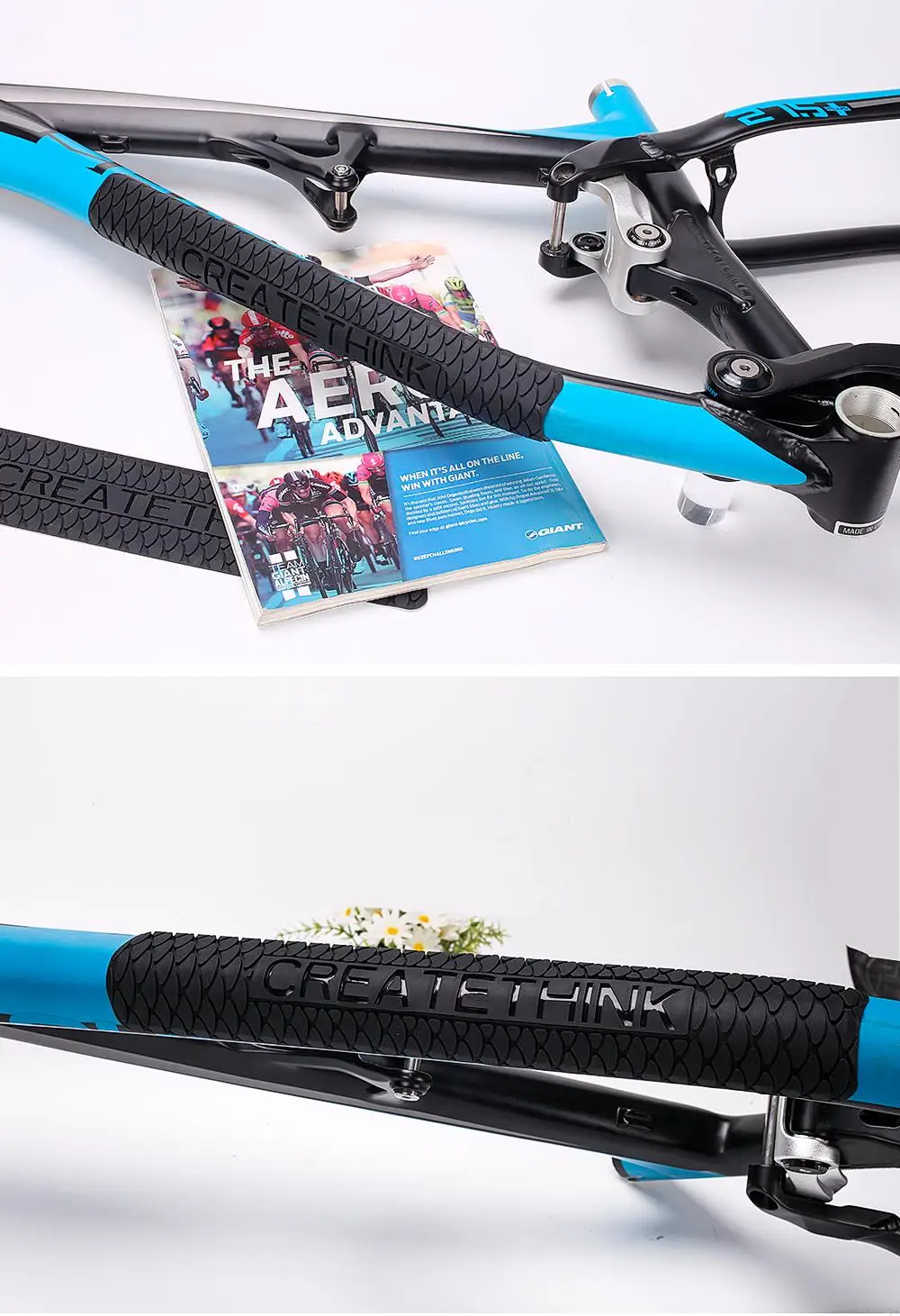 Bicycle Paster Frame Scratch-Resistant Protector Best Glue Removeable Stickers Anti-Skid Push Guard Frame Cover for Scratch