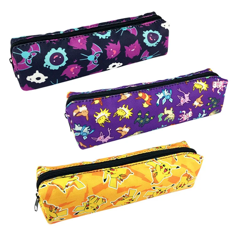 

Pokemon Pikachu Game of Thrones Cosplay Pen Bags Zipper School Pencil Case Box Cosmetic Makeup Bag Storage Bag Gift