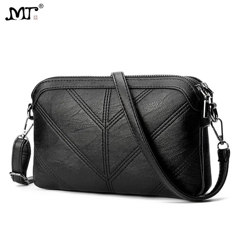 

MJ Women Crossbody Bags High Quality Soft PU Leather Shoulder Bag Mother Gift Medium Messenger Bags Clutches Female Purse Bag