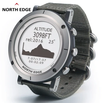 

Smart watches Men outdoor sports watch waterproof 50m fishing GPS Altimeter Barometer Thermometer Compass Altitude NORTH EDGE