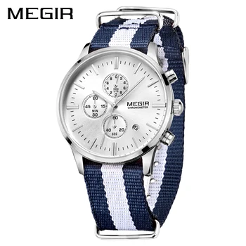 

MEGIR Reloje New Waterproof Men Watch Male Date Quartz Watches Mens Luxury Brand Waterproof Sport Clock Relogio Masculino 2019