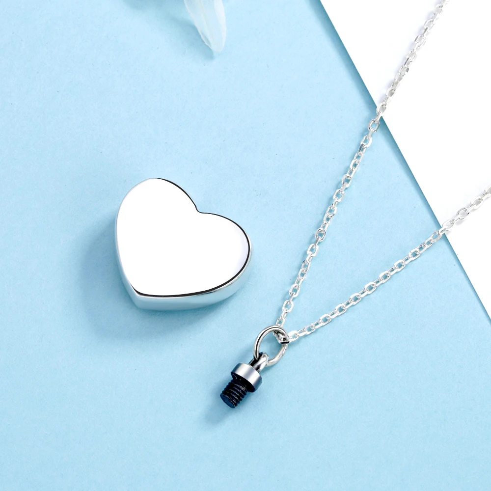 XiaoJing 925 пробы серебряная подвеска с надписью «forever in my heart», ожерелье для кремации в виде собачьей лапы и урны для женщин, памятные ювелирные изделия