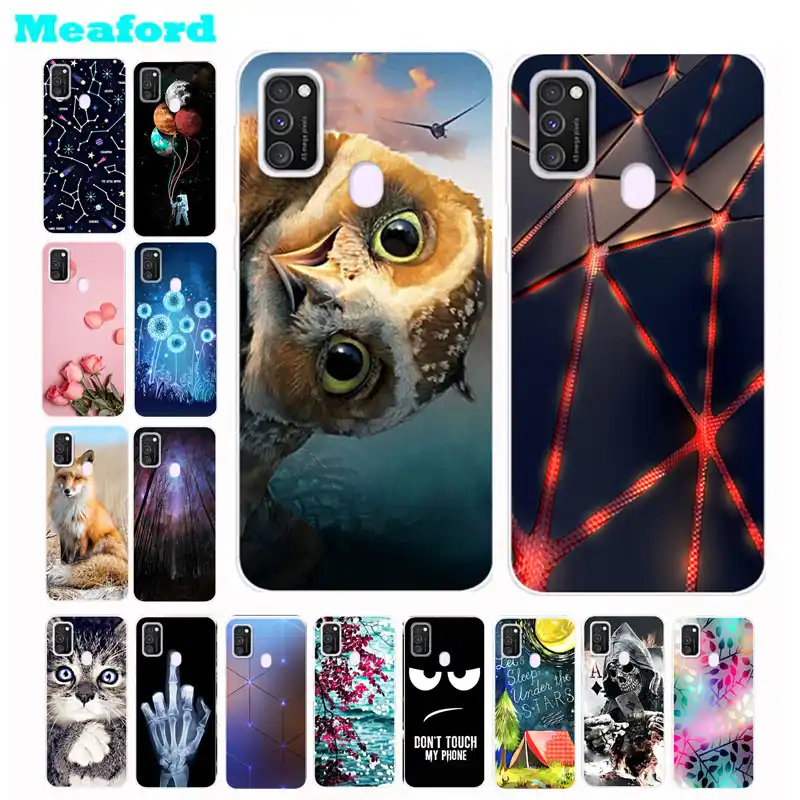 Voor Coque Samsung M21 Case Silicone Soft Uil Back Cover Voor Samsung Galaxy M21 Case Cartoon Tpu Funda Voor Samsung M 21 6 4 Inch Phone Case Covers Aliexpress