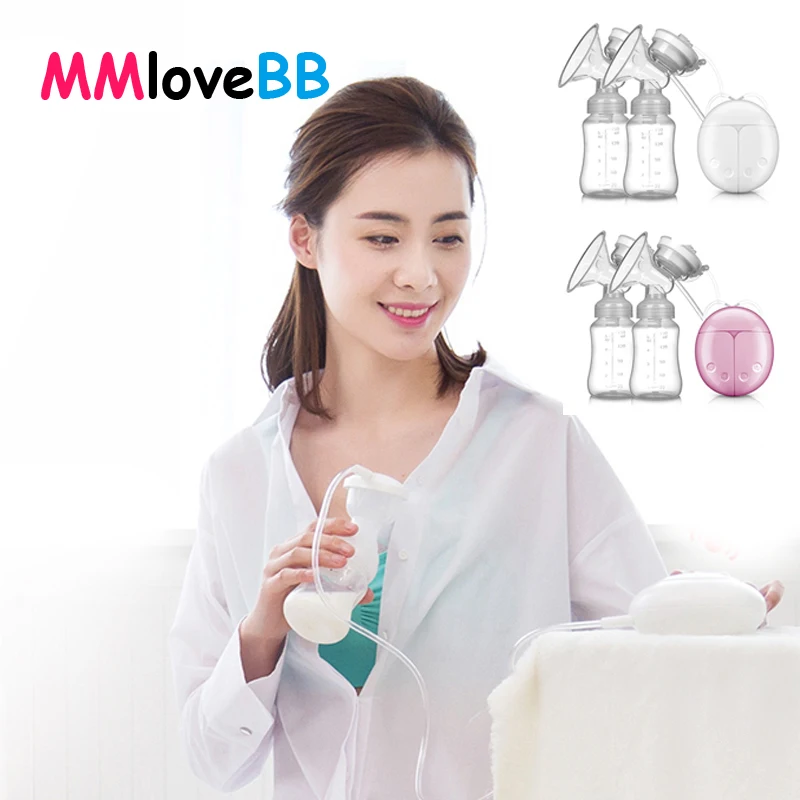 MMloveBB Электрический детский молокоотсос Одноместный Двойной автоматический