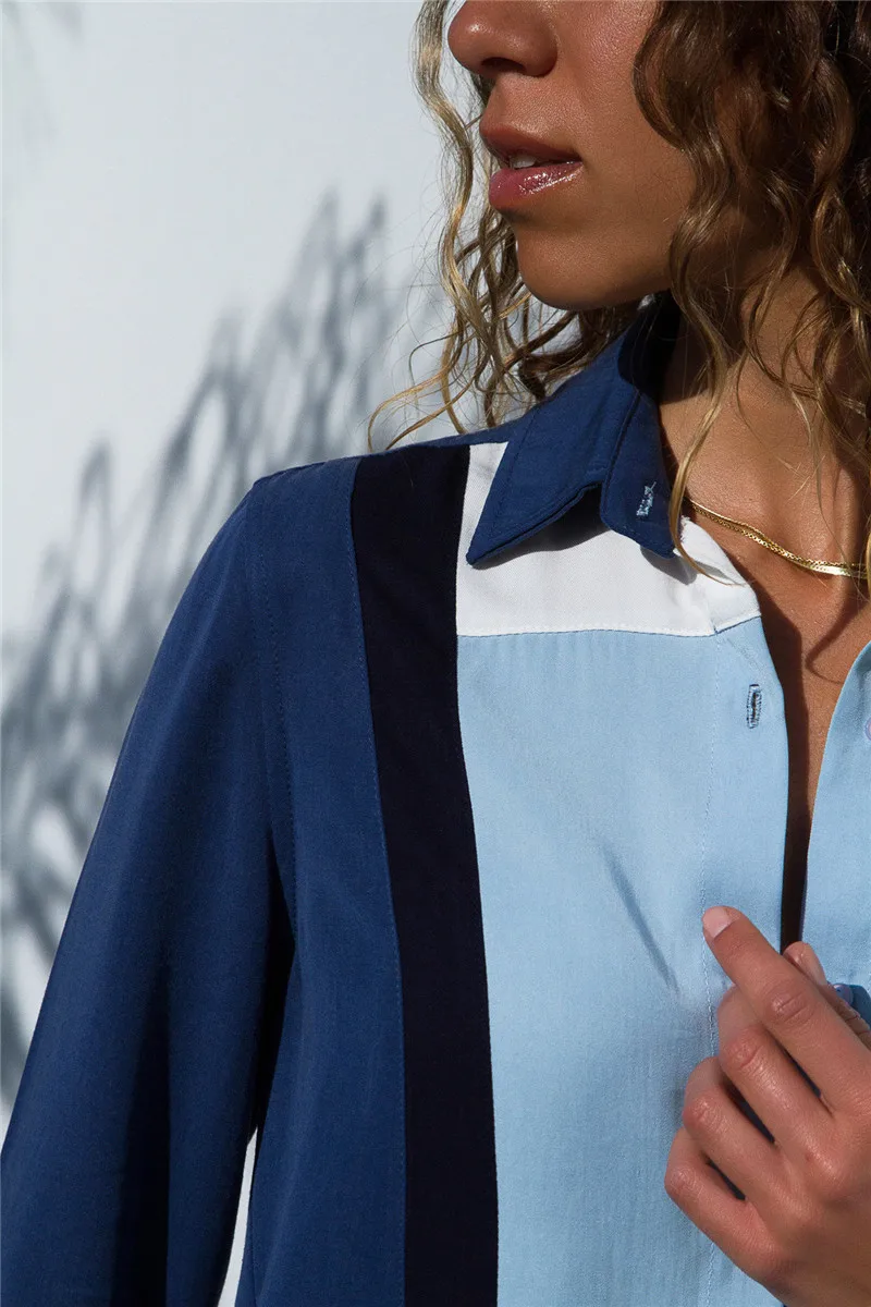 Women  2020 Fashion Long Sleeve Turn Down Collar Office Shirt Chiffon Shirt Casual Tops Plus Size Blusas Femininas