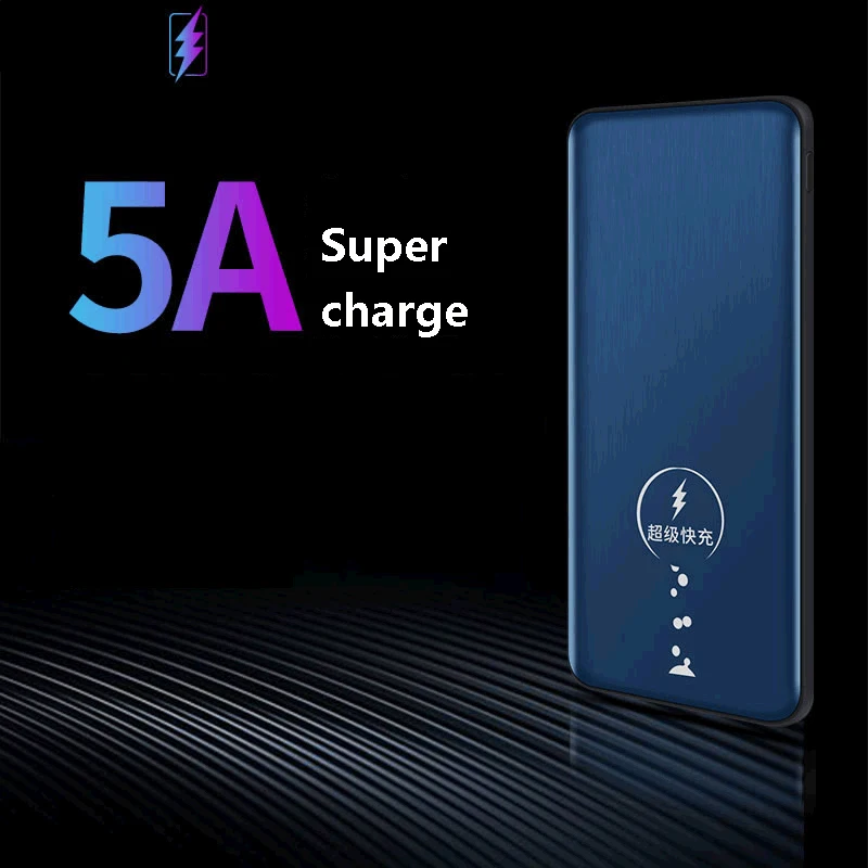 Новое поступление 20000 mAh power Bank 5A супер зарядка портативное зарядное устройство Внешний аккумулятор для Huawei P20 Iphone 11 Xiaomi