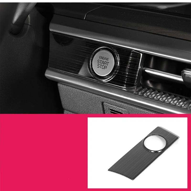

Interior Stainless Steel Black Brushed Luxury Trim Cover Modification Accessories For Kia K5 (DL3) 2020 2021 2022
