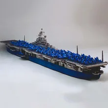 1:400 USS Дредноут носитель кораблей DIY 3D бумажные карты модели строительные наборы строительные игрушки развивающие игрушки Военная Модель