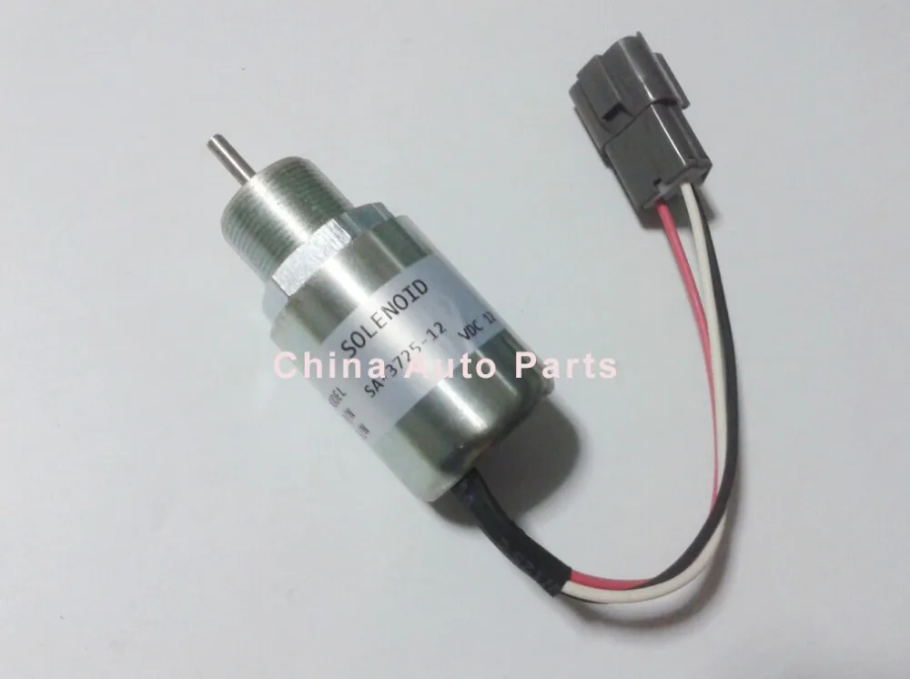 12V Fuel Shutdown Solenoid Valve - Replacement For Mitsubishi L2E L3E S3L S4L Engine & Volvo EC15 - View #12