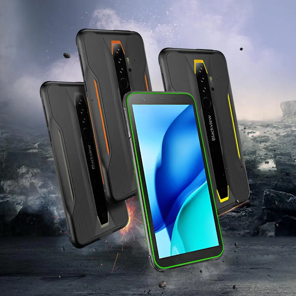 BLACKVIEW New Arrival BV6300 3GB+32GB Android 10 Rugged Smartphone 4380mAh 5.7 inch HD Screen IP68 Waterproof 4G Mobile Phone