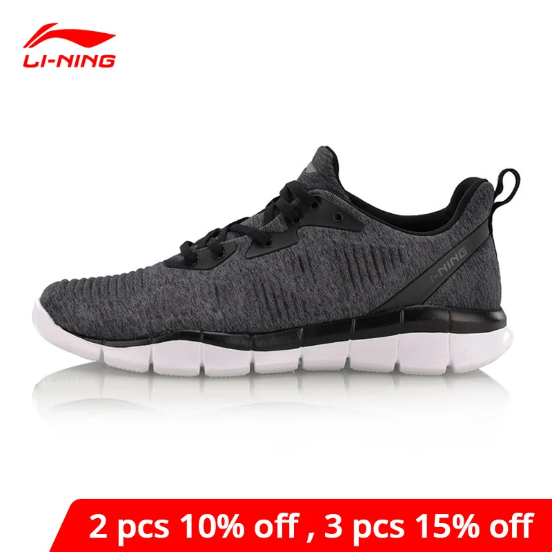 Li Ning для мужчин FLEX RUN Смарт перемещение кроссовки дышащая подкладка Ли Нин