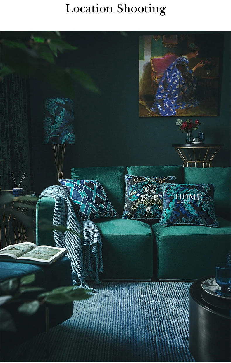 Роскошный, классический европейский дизайн Бархатный Чехол на подушку с принтом, накидка для подушки, наволочка домашняя декоративная диван диванные подушки для стула