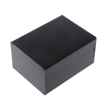 

Aluminum Enclosure Project Case Power Junction Box 155x120x83mm Black