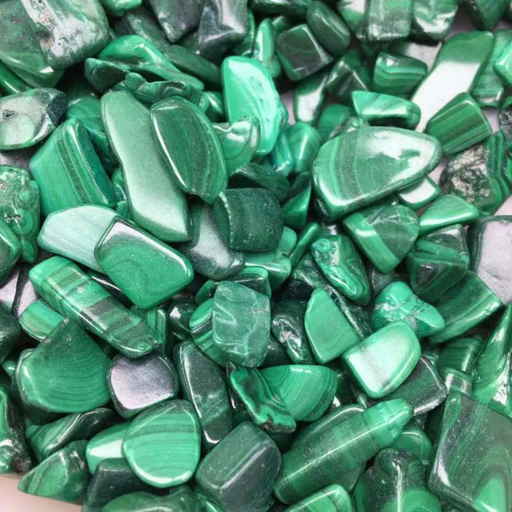 Малахит гравий оптом камни с кристаллом исцеление 100 г|Камни| |