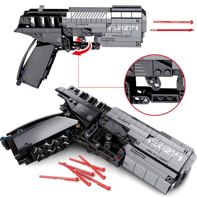 

Sembo Compatible legoing Technic Signal toys Gun Pistol sets SWAT Military weapon building blocks The Wandering Earth PUBG