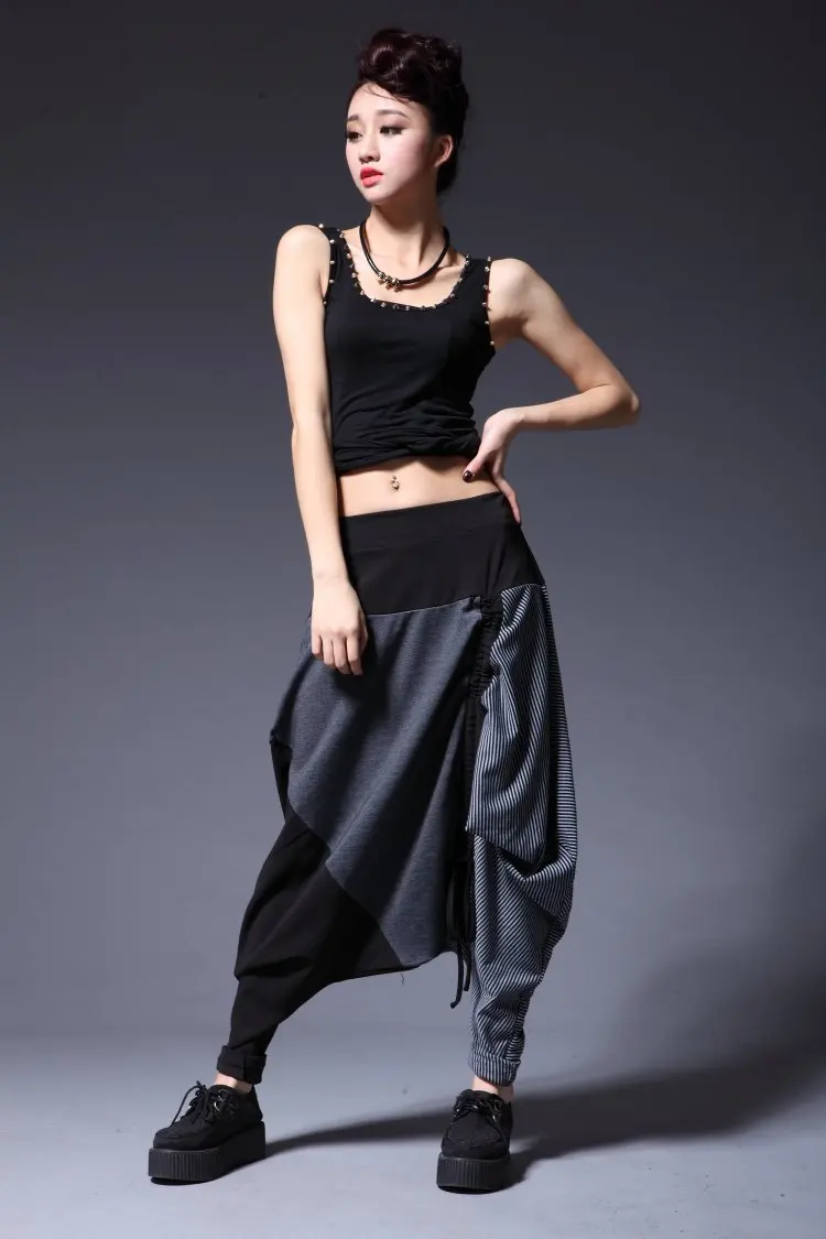 pantalones mujer большие брюки толстые зимние новые штаны-шаровары женские штаны индивидуального свободного размера плюс женская одежда