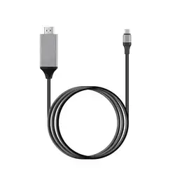 USB 3,1 USB-C type C к HDMI кабель HDTV Hdmi папа-папа Кабель-адаптер для lenovo ThinkPad X1 2018 MacBook Pro samsung