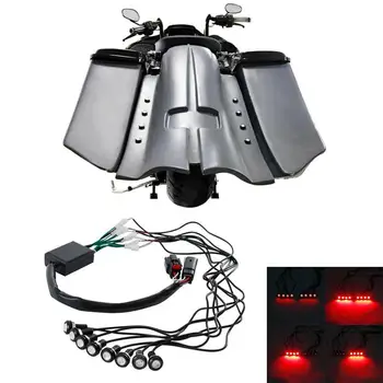 

Motorcycle Rear Fender Tail Light For Harley Touring Road King Glide Baggers 2014-2020 2019