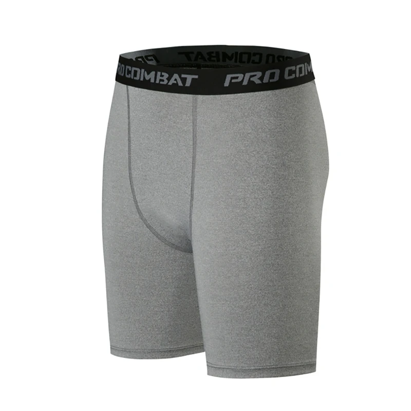 Men Fitness Shorts Elastic Waist Compression Slim Short Pants Sports Trousers Gym Tights