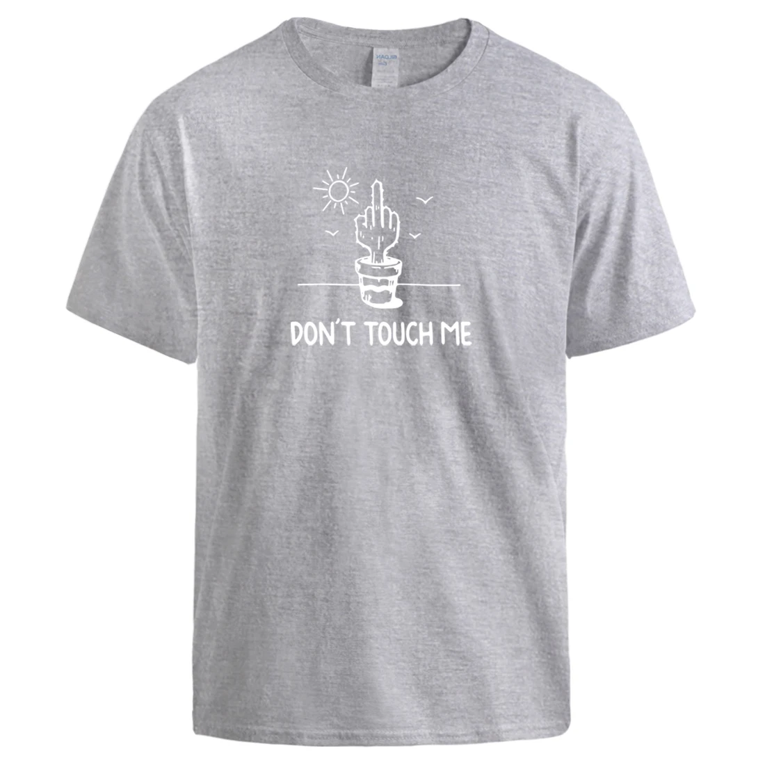 

Mans Dont Touch Me Funny Printing T Shirt 2020 Summer Harajuku Clothes Round Neck Casual Tshirts Hipster Retro Tee Shirts Men