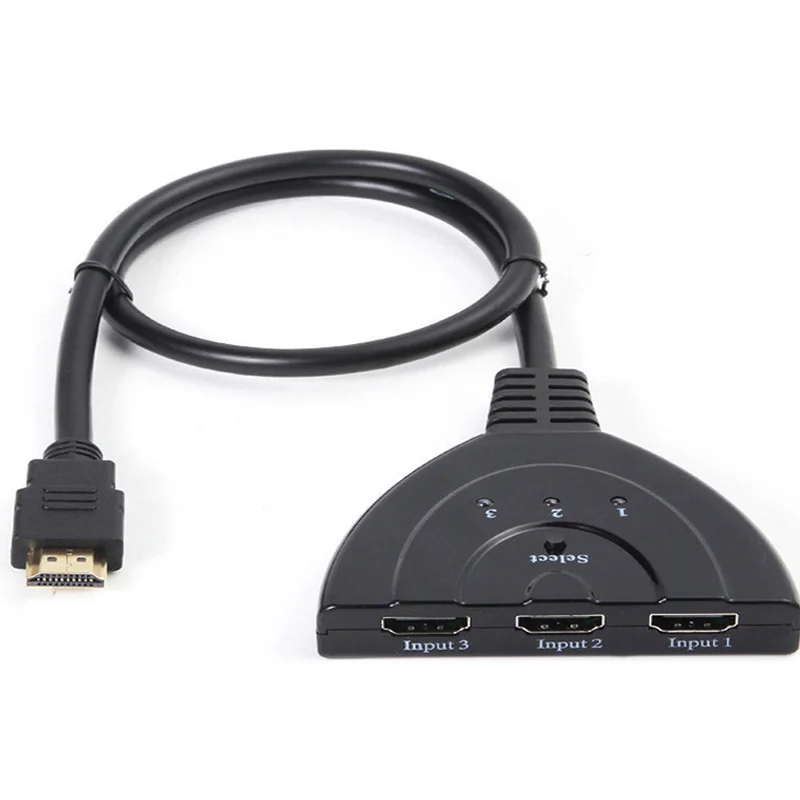 3 порта HDMI 1 P автоматический переключатель делителя концентратор коробка кабель