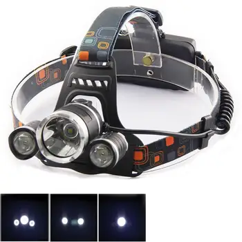 

Ultra Bright T6 led headlamp Head Light Torch Rechargeable lampe frontale led flashlight 5000 lumens For camping Fishing
