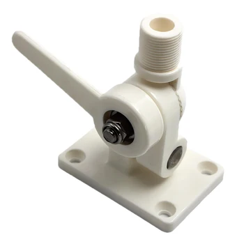 

Marine Adjustable Antenna Nylon 4-Way Side/Deck Ratchet Mount for Boats Caravan