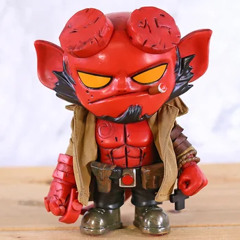 

Mezco HB Hellboy Q Version PVC Action Figure Collectible Model Toy